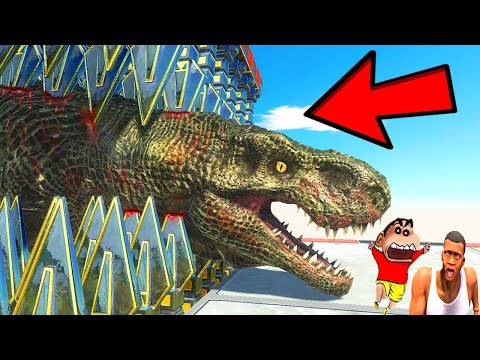 FALLING SPIKE vs EVERY UNIT CHALLENGE SHINCHAN and CHOP in ANIMAL REVOLT BATTLE SIMULATOR