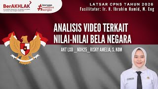 Download lagu TUGAS AGENDA 1 ANALISIS VIDEO TERKAIT NILAI BELA NEGARA (AKT LXII_NDH25_RISKY AMELIA, S.KOM) mp3 Download lagu TUGAS AGENDA 1 ANALISIS VIDEO TERKAIT NILAI BELA NEGARA (AKT LXII_NDH25_RISKY AMELIA, S.KOM) mp3