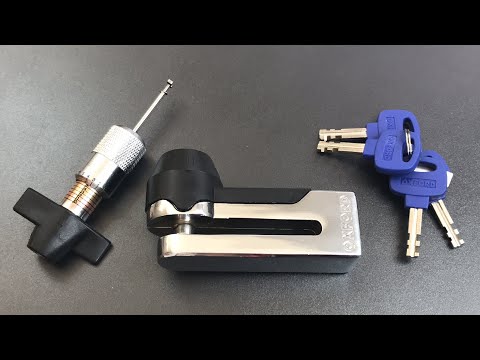 [627] Oxford Titan Motorcycle Disc Brake Lock Picked