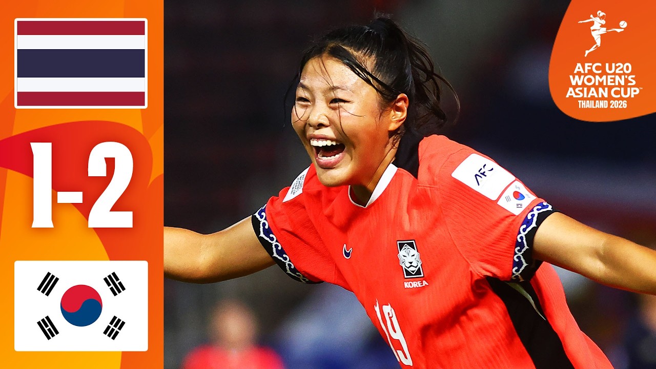 Thailand U20 vs South Korea U20 Highlights
