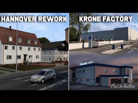 ETS2 1.45 Hannover Rework & Krone Trailer Factory In Werlte | Euro Truck Simulator 2