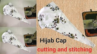 Very easy hijab cap cutting and stitching/Hijab in