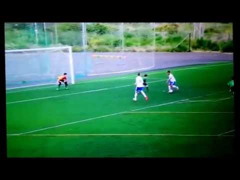 OWEN CARBALLO N.9, CD TENERIFE, TEMP 2013-2014, CD TEGUESTE A - INFANTIL A, JUGADA DE CONTRATAQUE.