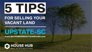 Sell Land Fast Upstate SC // 864-272-5400 // We Buy Land In South Carolina