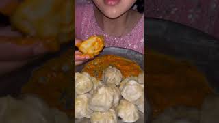 Download lagu Eating-homemade Pork Momo 🤤🥰❤️ | Dumplings | Juicy pork momo | #momo mp3