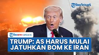 Waspada! Trump Isyaratkan Tak Perpanjang Gencatan Senjata: Kita Harus Menjatuhkan Bom Lagi ke Iran
