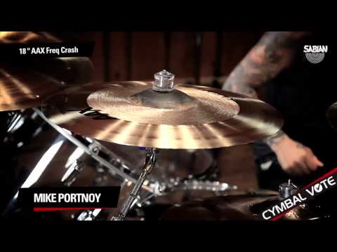 CYMBAL VOTE - Mike Portnoy Reviews the 18" AAX Freq Crash