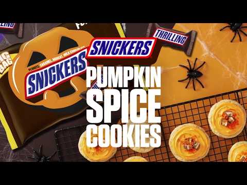 SNICKERS Pumpkin Spice Cookies