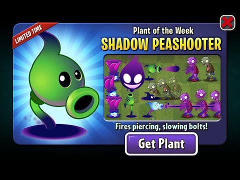Plants Vs Zombies 2 Arena S25 Week 157 Over 3.2 Mill No Premium Loadout (Shadow Peashooter)