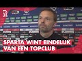 Maurice Steijn STRAALT na AZ-Sparta (0-1): 'We zijn BELOOND voor onze DURF en MOED'