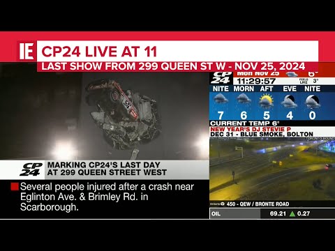 CP24 Live at 11 - [Last Newscast from 299 Queen St. West] November 25, 2024