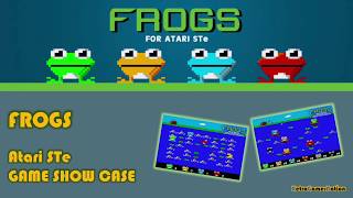Frogs for Atari ST/STe - Show Case of Game and Boxed Edition
