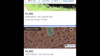 HOW TO FIND CHEAP LAND ON ZILLOW