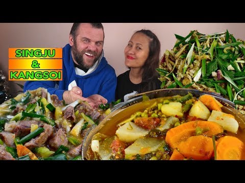 MUKBANG BEEF EROMBA+KANGSOI/VEGETABLE STEW WITH DRY FISH+SINGJU CABBAGE SALAD