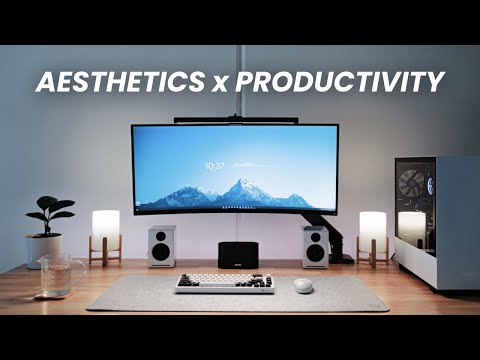 Minimal Desk Setup Tour 2023 | Complete Modern Workspace Guide