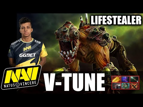 V-Tune - LIFESTEALER - 9500 mmr average game - 7.28 - Dota 2 Pro Games - Full Gameplay