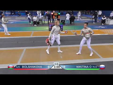 Budapest 2021 SWS - L64 - Bolshakova AZE v Nikitina RUS