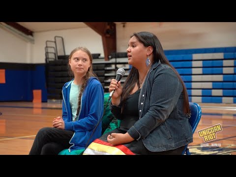 Tokata Iron Eyes and Greta Thunberg Discuss Climate Crisis