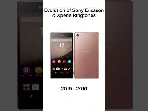 Evolution of Sony Ericsson & Xperia Ringtones #sony #smartphone #ringtones #phonecalls