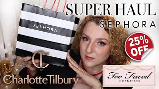 Super Haul: maquillaje charlotte Tilbury y Too faced by Sephora. Vamos  a ver lo qué compré #sephora