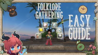 Dawntrail Regional Folklore Gathering 7.0 Easy Guide - Get Savage Raid Crafting Gear Ready!