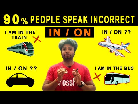 Transportation Prepositions l in or on a bus, a car, a plane? learn all transportation prepositions