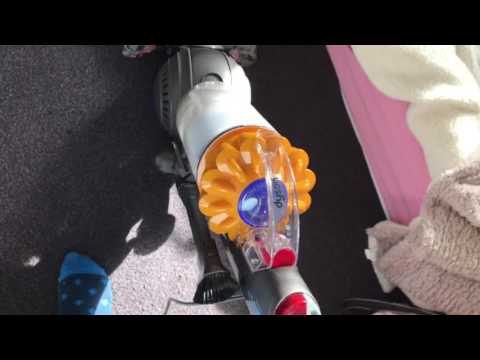 Dyson DC40MK2 vacuuming my sister's bedroom