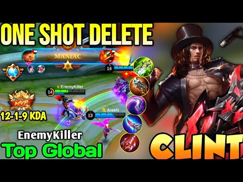 CLINT BEST BUILD IN 2022 | TOP GLOBAL CLINT EnemyKiller - MOBILE LEGENDS