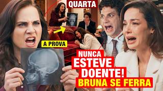 QUEM AMA CUIDA - Capítulo de hoje 26/08 QUARTA - NUNCA esteve DOENTE! Adriana DESMASCARA Bruna!