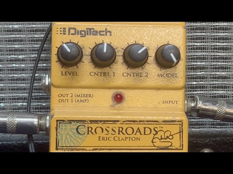 2007 DigiTech Crossroads Eric Clapton Artist Series Pedal with box, case, power supply and pick! image 8