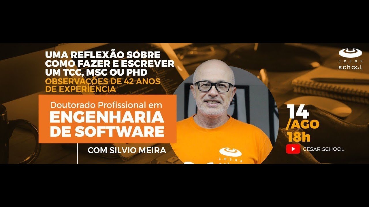 Uma reflexão sobre como fazer e escrever um TCC, MsC ou PhD