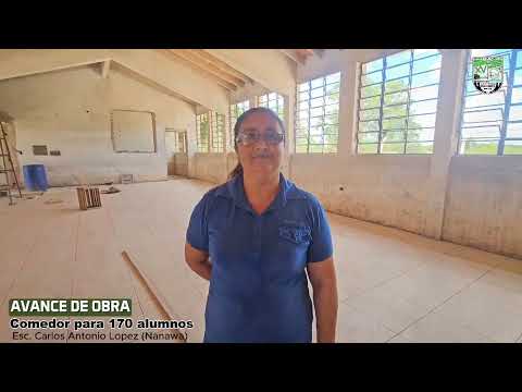 Construcción de Comedor en el distrito de Nanawa - Gobernación de Presidente Hayes.