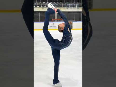 Layback and Biellmann Spin 🤩 #figureskating #spinning #iceskating