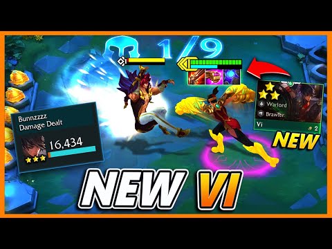 The NEW Chosen Vi Is INSANE (NEW ITEM COMBO) - BunnyFuFuu | Teamfight Tactics