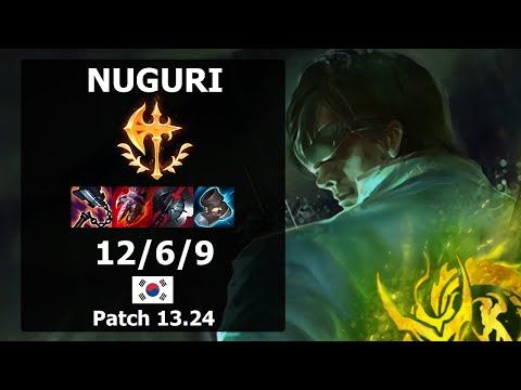 Nuguri LeeSin JUNGLE vs Taliyah| Patch 13.24 KR Challenger
