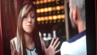 The voice- Christina Grimmie rehearsal with Adam