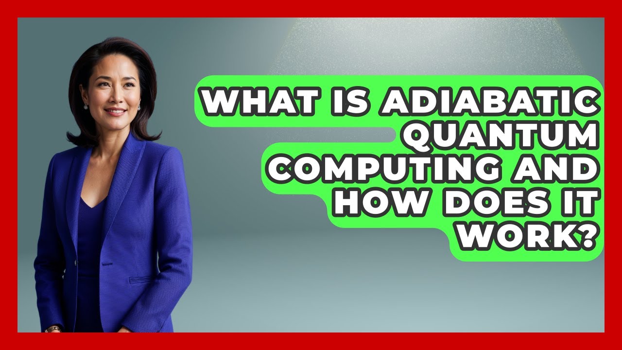 What Is Adiabatic Quantum Computing And How Does It Work? - Quantum Tech Explained