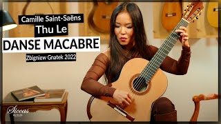 Thu Le plays Danse Macabre by Camille Saint-Saëns 🤩 on a 2022 Zbigniew Gnatek Guitar