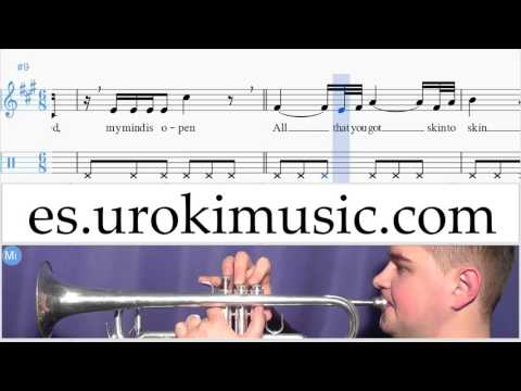 Como Tocar Trompeta Ariana Grande Dangerous Woman Parte#2 Clases Notas Musicales Tutorial Tablatura