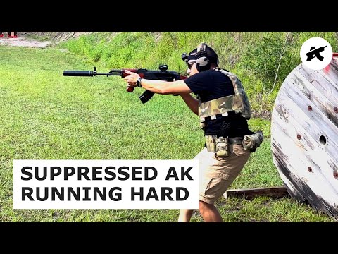 Running and Gunning with a Suppressed AK