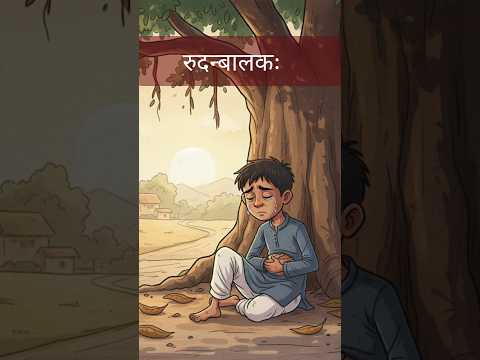 बुभुक्षितः बालकः (भूखा बालक) Sanskrit Story - 65 | Sanskrit Kalp