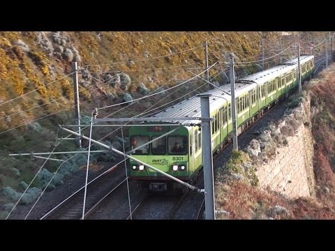 Irish Rail Dart Train number 8301 - Killiney Hill, Dublin