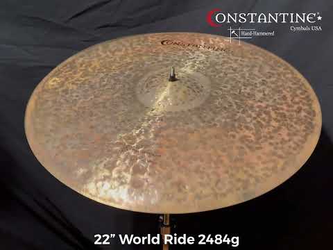 Constantine Cymbals 22" World Ride 2484g
