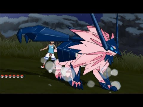 Shiny Dusk Solgaleo Necrozma Fusion Gameplay ( Pokemon Ultra Sun & Ultra Moon)