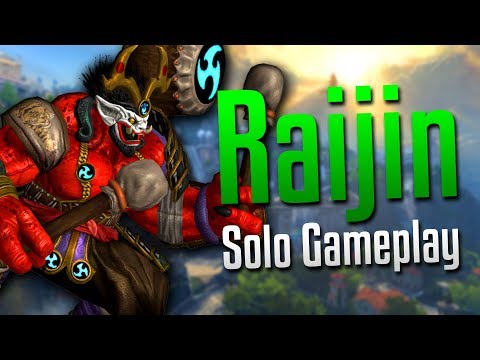 Smite: SO MUCH DAMAGE!- Raijin Solo Gameplay