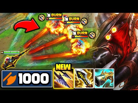 THEY GAVE JHIN A NEW BURN ITEM AND IT'S 100% BROKEN! (30,000 BURN DAMAGE WTF?)