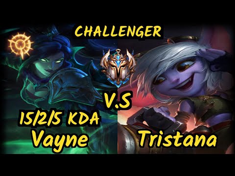 Attila (VAYNE) vs TRISTANA - 15/2/5 KDA BOTTOM ADC CHALLENGER GAMEPLAY - EUW
