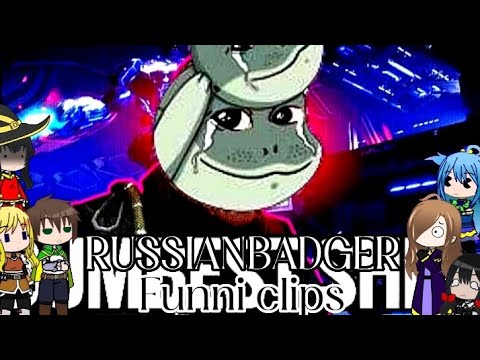 Konosuba React to The Russian Badger (part 1?)