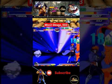 Mvc2: Strago_503 - Gambit corner combo with Zangief alpha assist #freemvc2 #mvc2