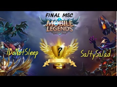 #2 MSC Mobile Legends Final | IdontNotSleep (IDNS) VS SaltySalad (SS) | Match 2